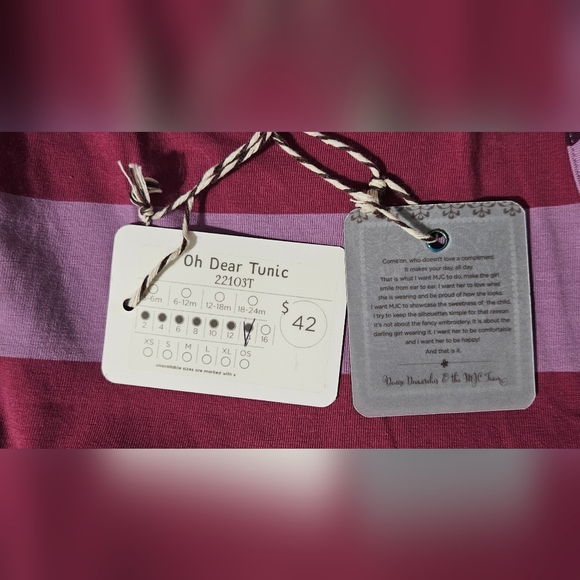 Matilda Jane Oh Dear Tunic (6T, March 2016 Edition) NWT - Picture 4 of 6